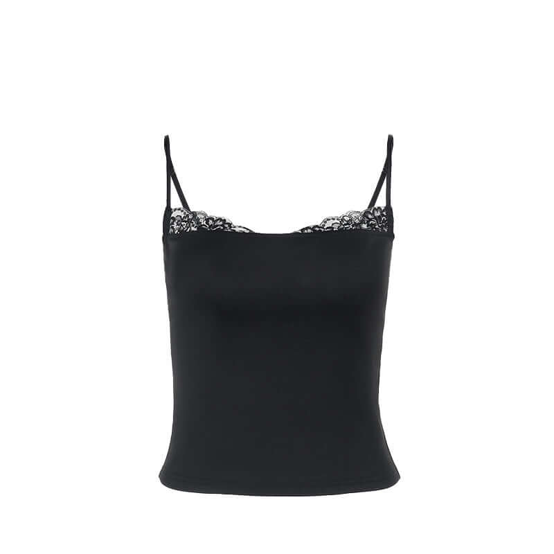 Signature Fit Slim Lace Patchwork Camisole Top
