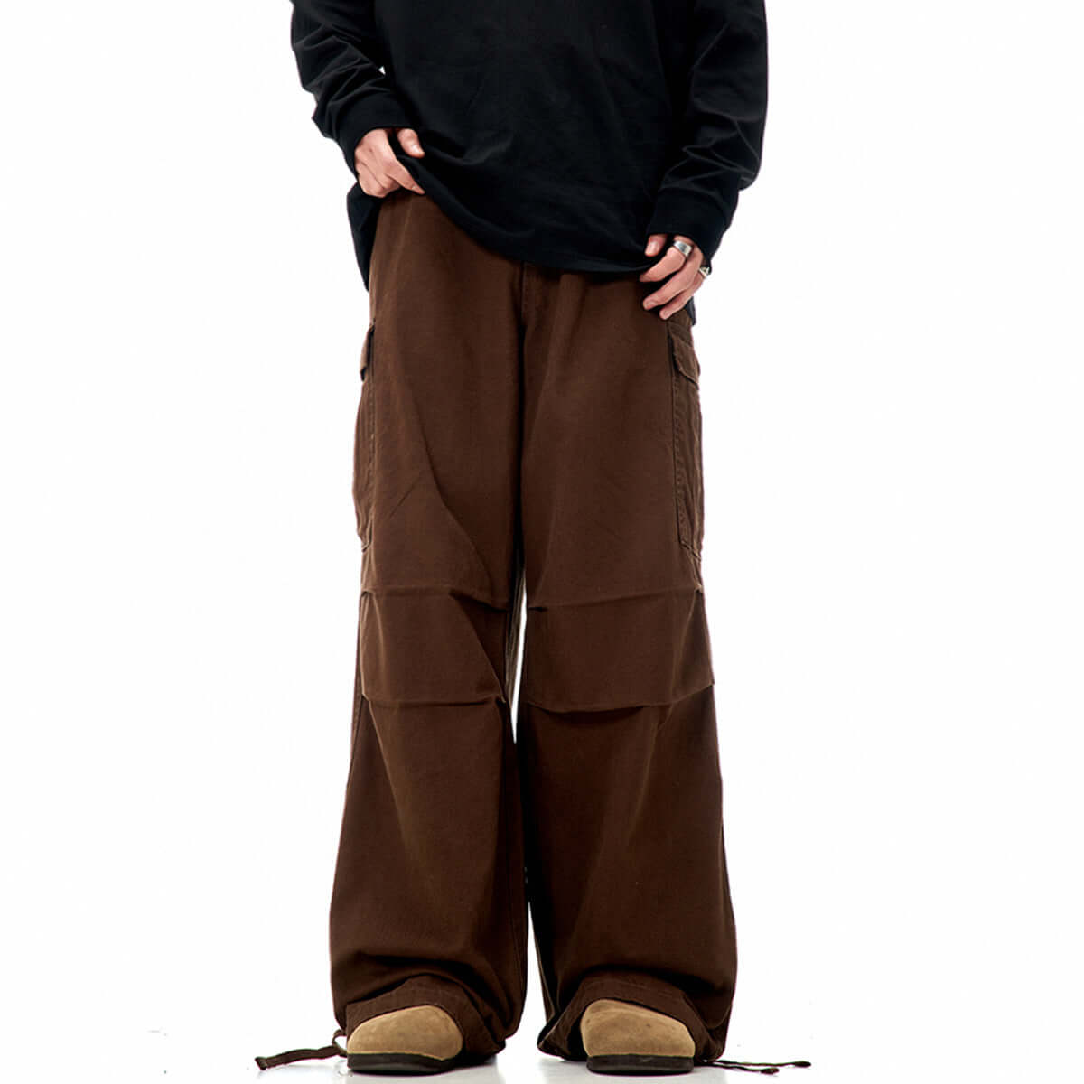 Tailored Urban Paratrooper Work Pants Multiple Pockets