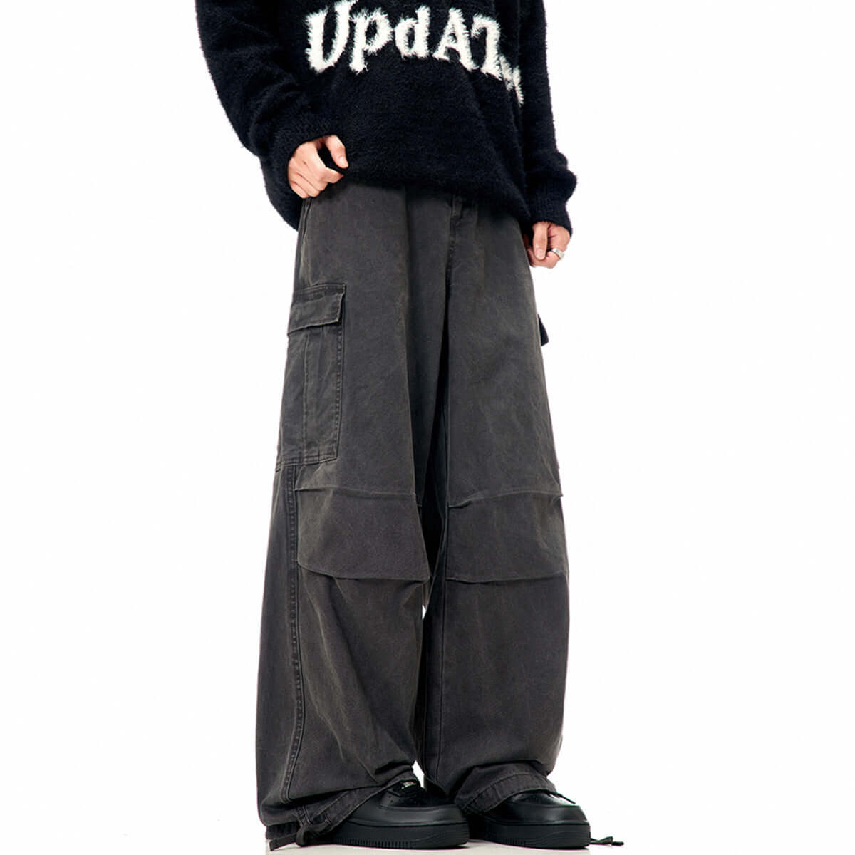 Tailored Urban Paratrooper Work Pants Multiple Pockets